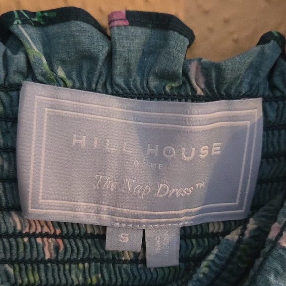 Hill House Teal Floral Midi Dress - Picture 3 of 10